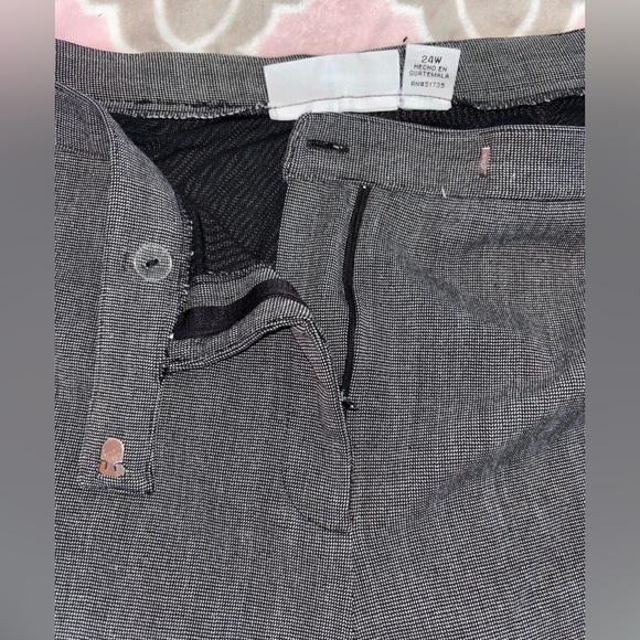 Sag Harbor Plus Size 24W Charcoal Gray Stretch Pants for Office Business Casual - Picture 3 of 7